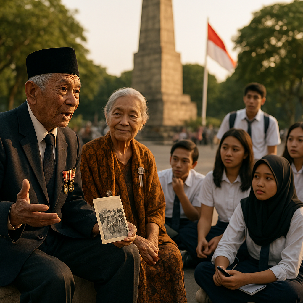 Kisah Patriotisme di Usia Senja: Veteran Perang Berbagi Semangat Juang kepada Generasi Muda