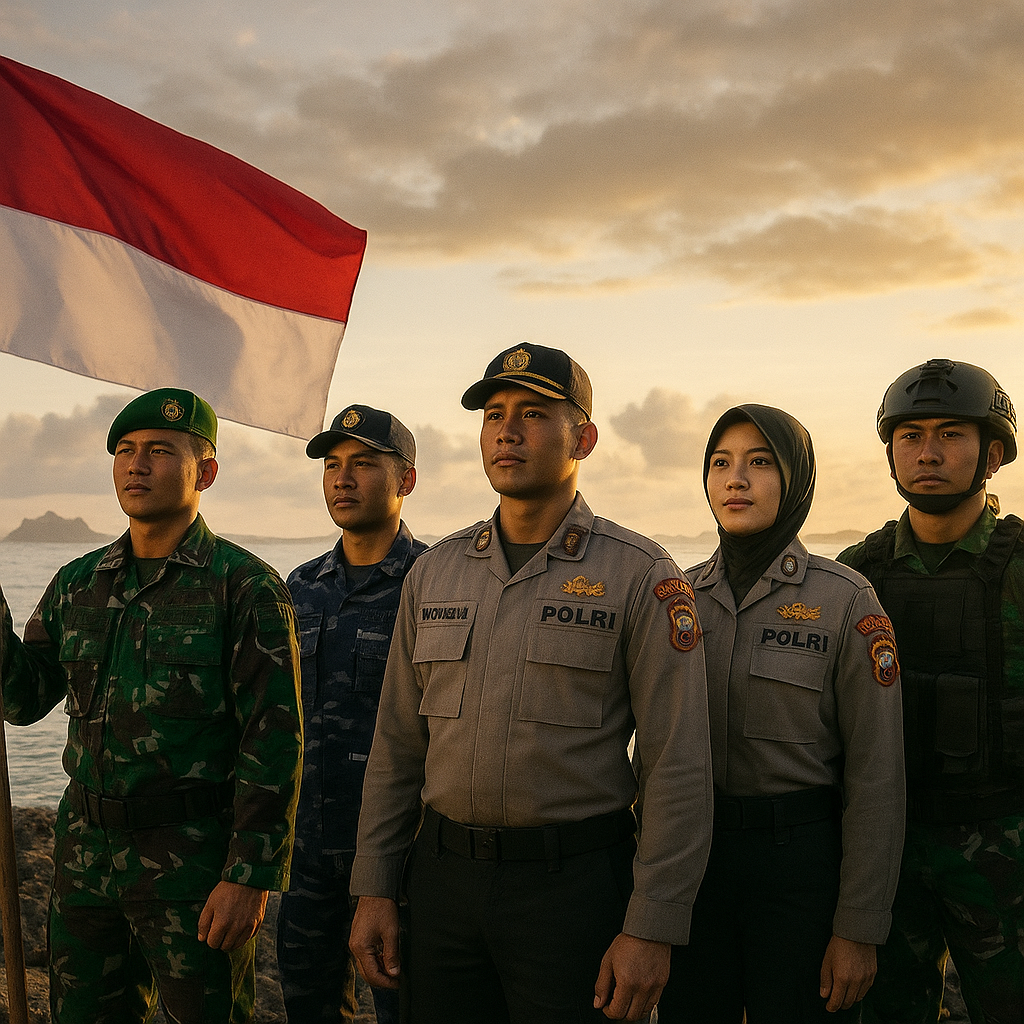 Menko Polkam di Natuna: TNI-Polri adalah Tulang Punggung Kedaulatan Bangsa