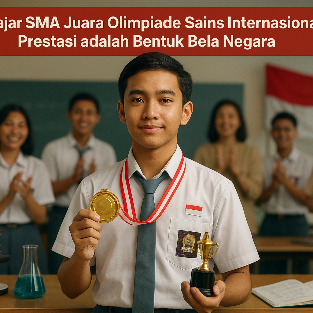 Pelajar SMA Juara Olimpiade Sains Internasional: Prestasi adalah Bentuk Bela Negara