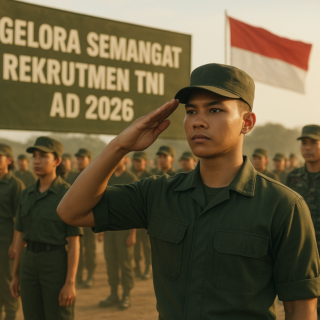 Gelora Semangat Rekrutmen TNI AD 2026: Bukti Cinta Tanah Air dengan Jadi Prajurit