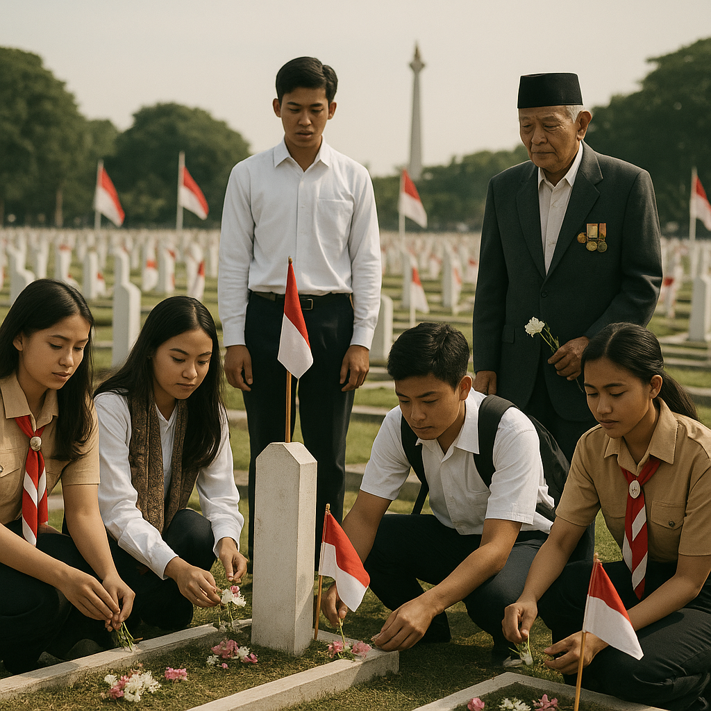 Napak Tilas Sejarah: Ziarah ke Makam Pahlawan untuk Tanamkan Nilai Patriotisme pada Generasi Muda