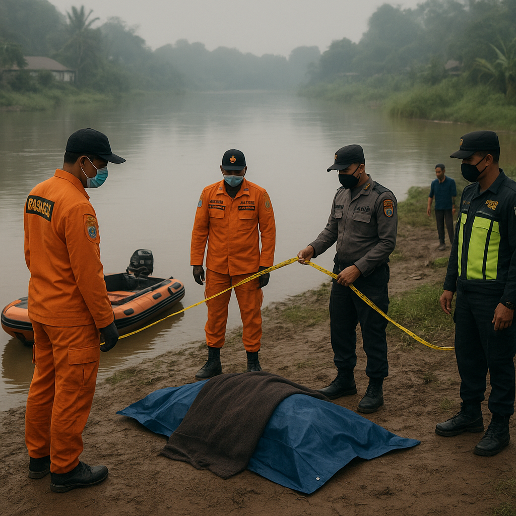 Jenazah Aiptu Sumariyanto Ditemukan Mengapung di Sungai Katingan, Operasi SAR Resmi Ditutup