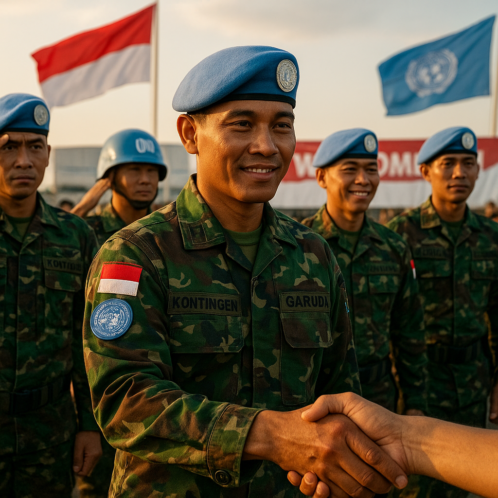 Prajurit TNI Kembali dari Misi Perdamaian PBB, Membawa Harum Nama Bangsa