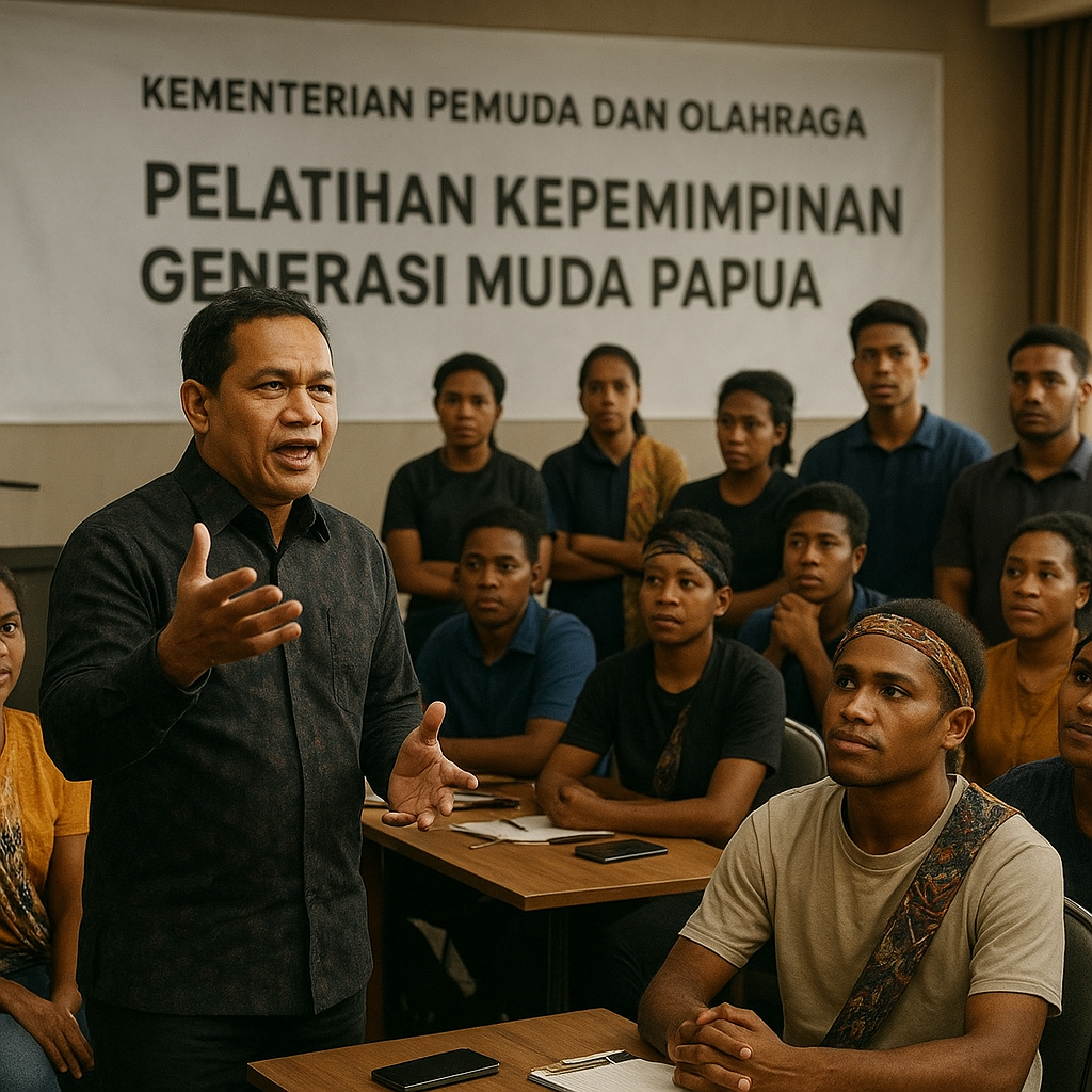 Tingkatkan Kualitas, Kemenpora Gelar Pelatihan Kepemimpinan bagi Generasi Muda Papua