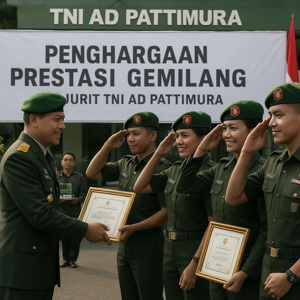 Lima Prajurit TNI AD Pattimura Raih Penghargaan Prestasi Gemilang dari Pangdam