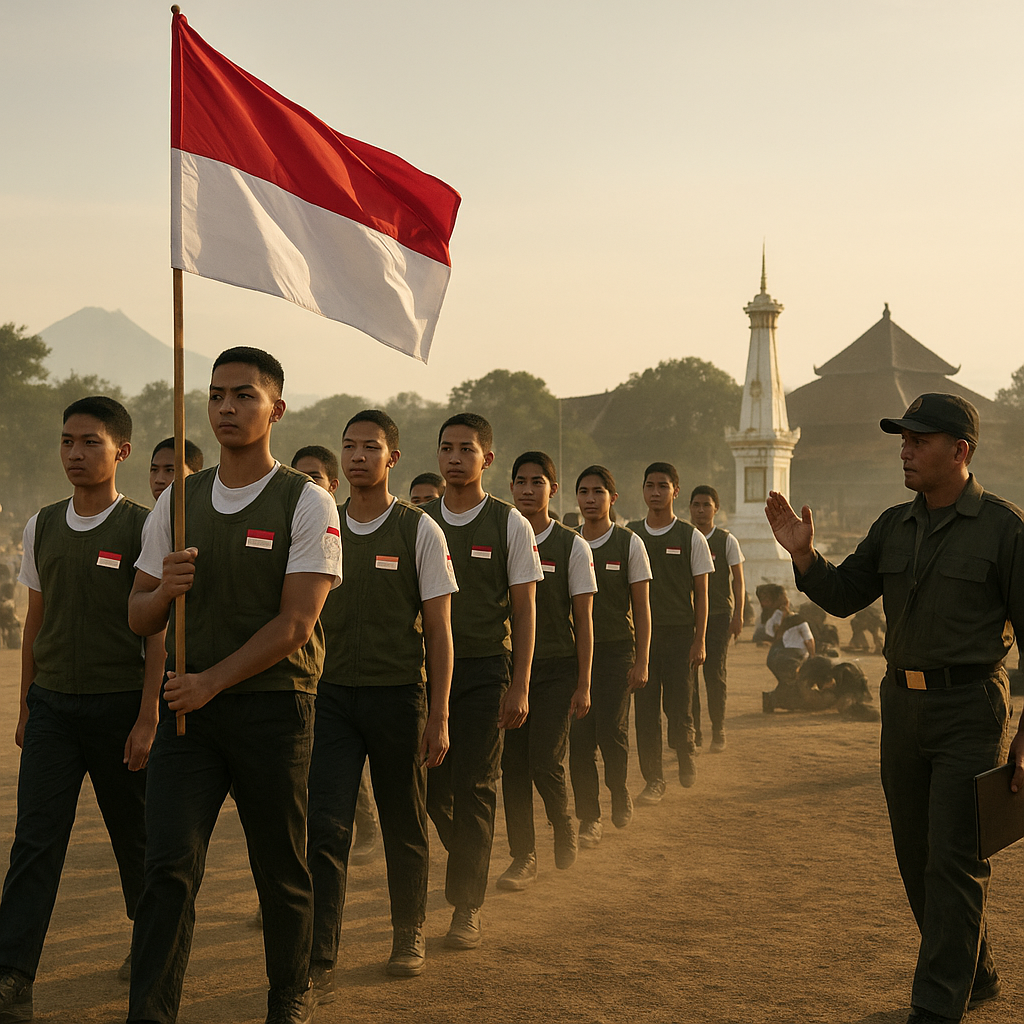 Latihan Bela Negara bagi Mahasiswa di Yogyakarta: Membangun Jiwa Patriotisme dan Disiplin Tinggi