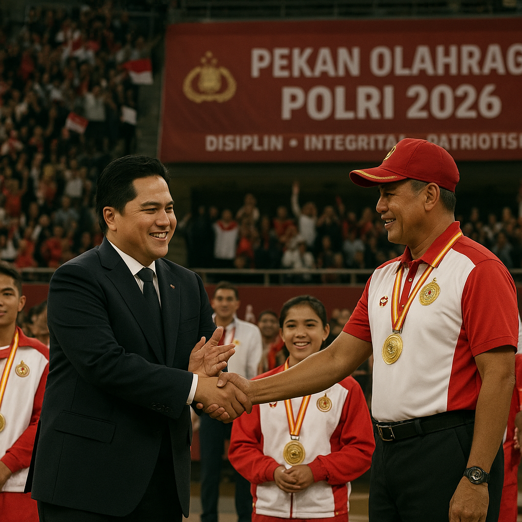 Menpora Erick Apresiasi Peran Polri Jadi Teladan dalam Memasyarakatkan Olahraga Lewat Pekan Olahraga Polri 2026