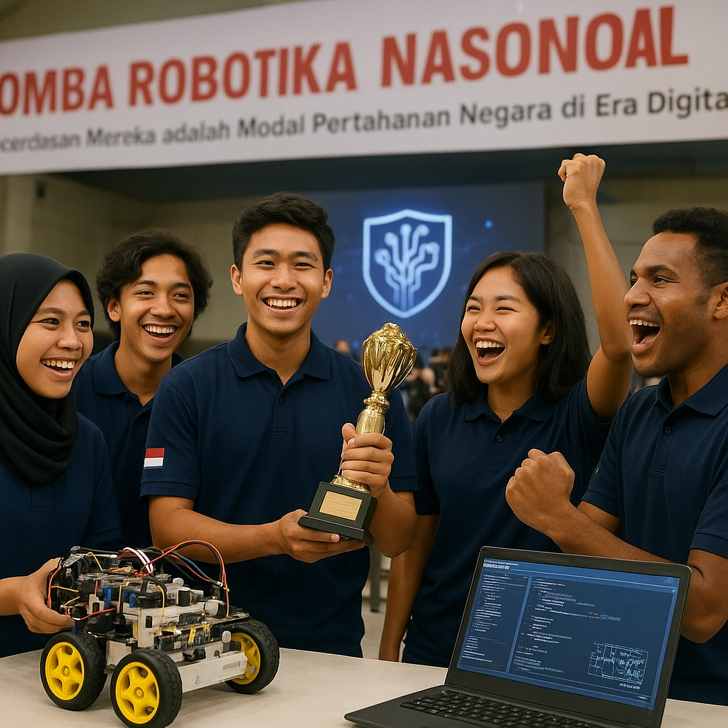 Prestasi Pemuda dalam Lomba Robotika Nasional: Kecerdasan Mereka adalah Modal Pertahanan Negara di Era Digital