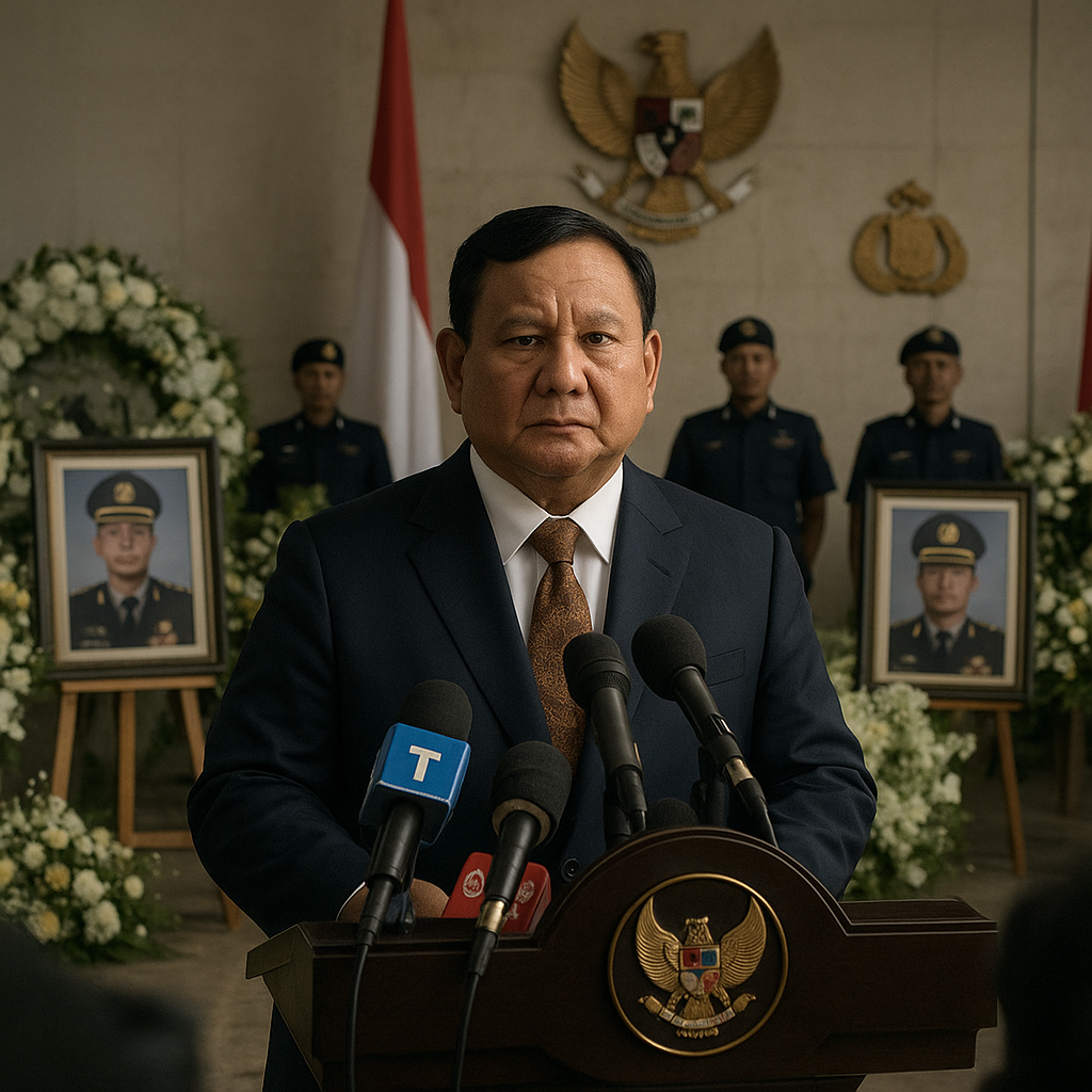 Presiden Prabowo Berduka dan Tegaskan Perang Tak Kenal Lelah Melawan Narkoba