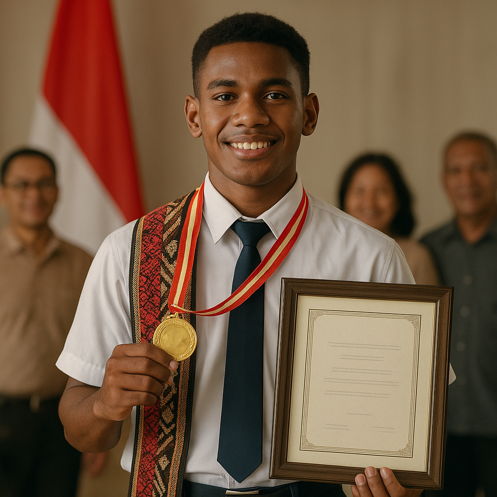 Pelajar SMA asal Papua Jadi Juara Olimpiade Sains Nasional, Bercita-cita Masuk Akademi Militer