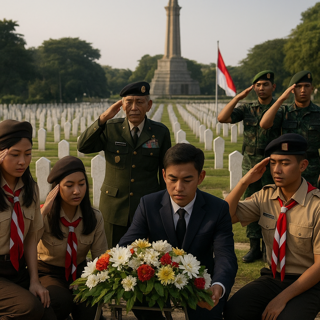 Ziarah ke TMP Kalibata, Upacara Renungan untuk Mengenang Jasa Pahlawan Revolusi