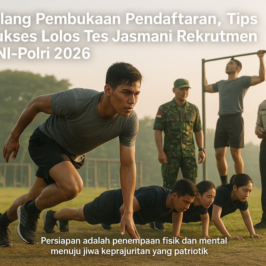 Jelang Pembukaan Pendaftaran, Tips Sukses Lolos Tes Jasmani Rekrutmen TNI-Polri 2026