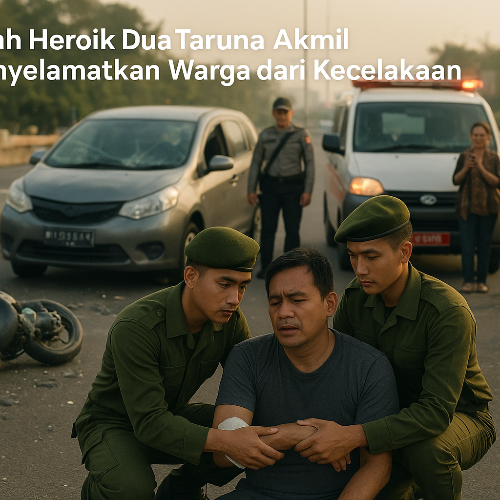Kisah Heroik Dua Taruna Akmil yang Menyelamatkan Warga dari Kecelakaan, Dianugerahi Penghargaan Keprajuritan