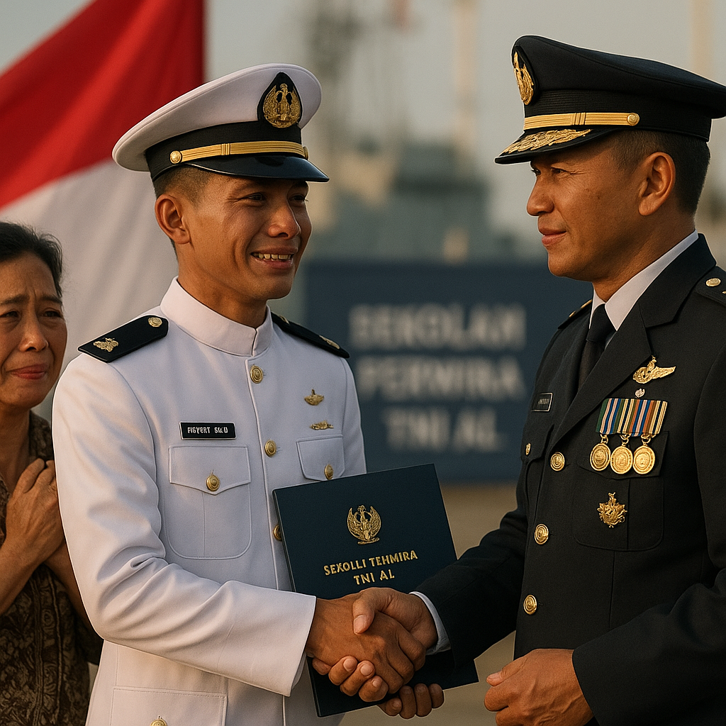 Anak Mantan Tahanan Politik Kini Lulus Sekolah Calon Perwira TNI AL, Bukti Negara Memberi Kesempatan Kedua