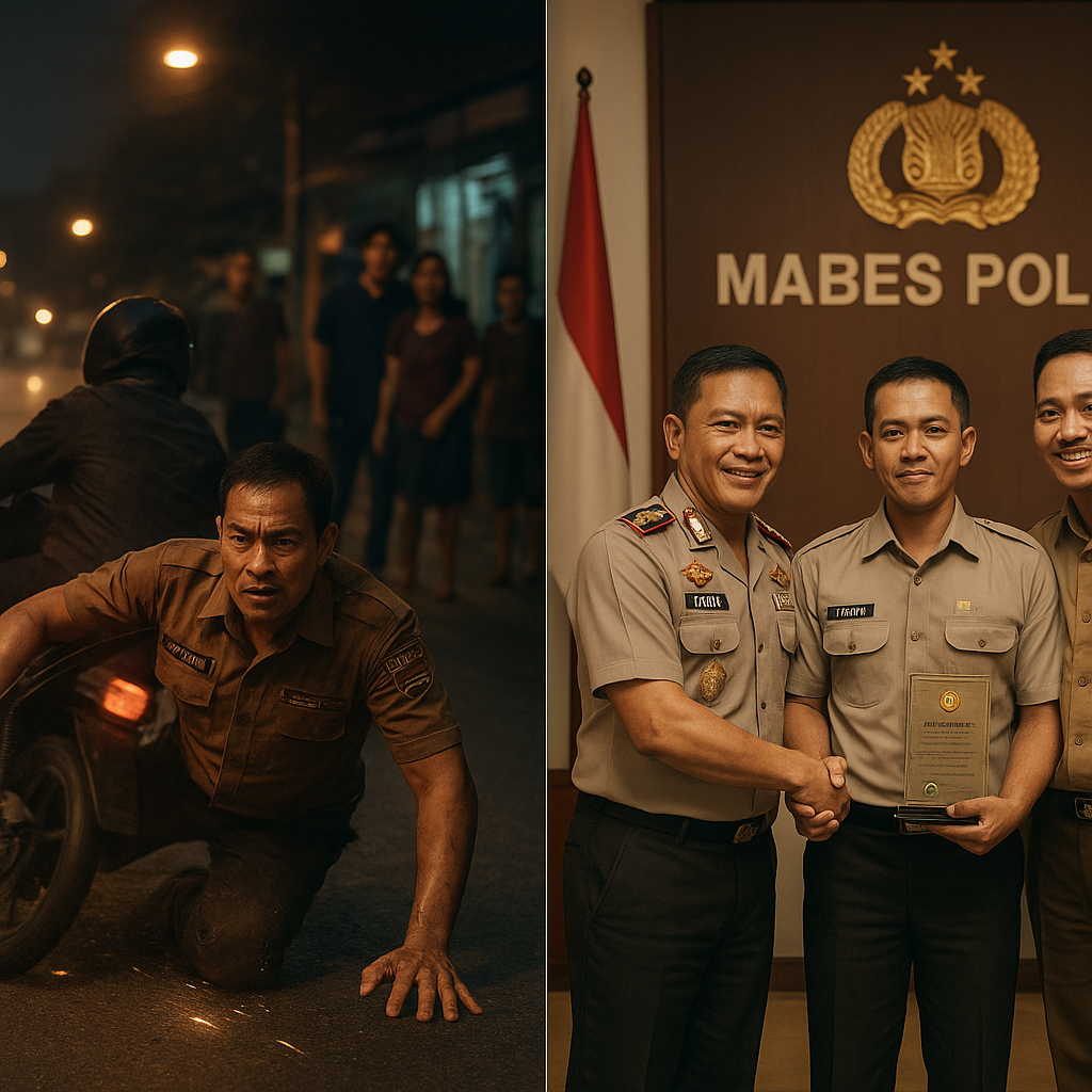 Cerita Heroik Satpam di Sukabumi Lawan Begal Hingga Terseret, Kini Diganjar Penghargaan