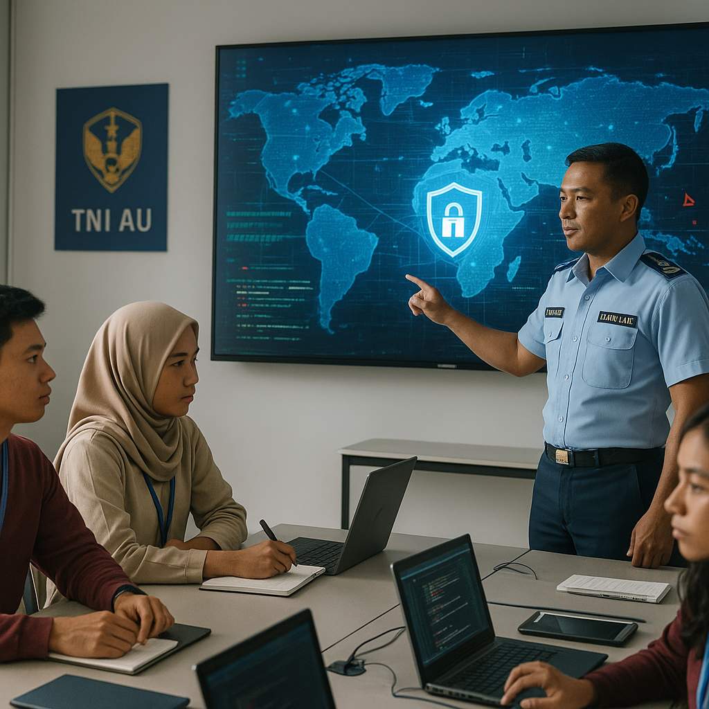 Bela Negara di Era Digital: TNI AU Gelar Pelatihan Cyber Defence untuk Mahasiswa