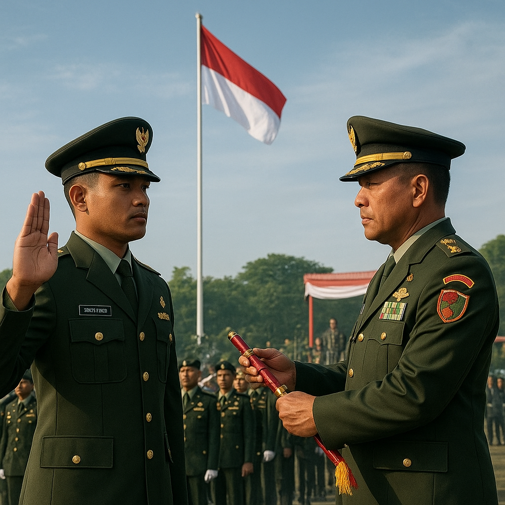 Upacara Penyerahan Tugas Komandan Yonif Baru, Istiadat Penuh Makna dan Semangat Penerusan Estafet