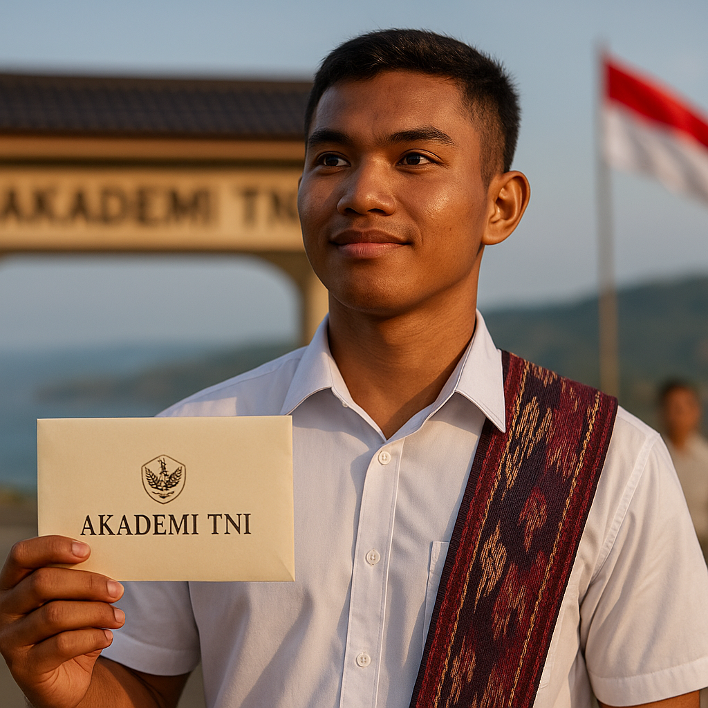 Mahasiswa Berprestasi Asal NTT Diterima di Akademi TNI, Bukti Semangat Tak Kenal Batas