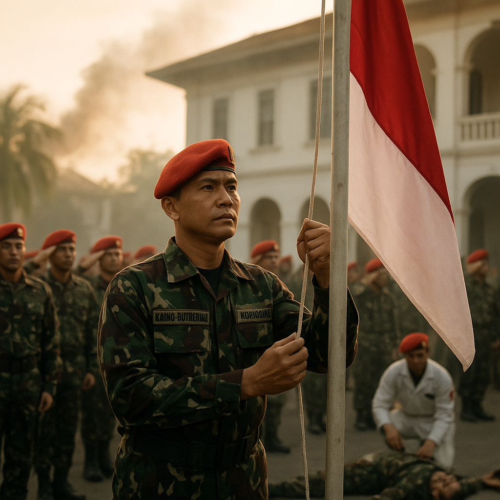 Kisah Prajurit Kopassus Gugur saat Kibarkan Merah Putih di Kantor Gubernur Timor Portugis