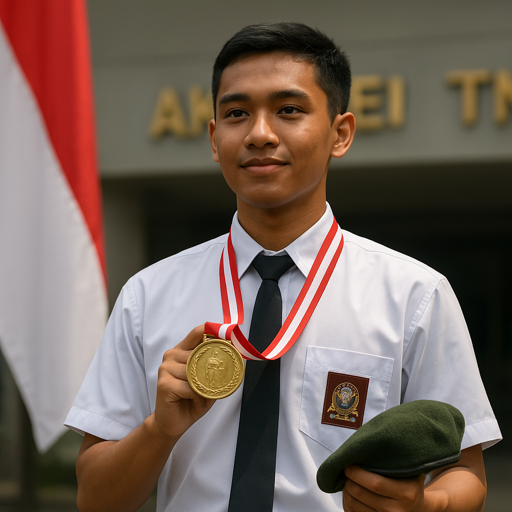 Lulusan SMA Raih Medali Emas Olimpiade Matematika, Siap Masuk Akademi TNI