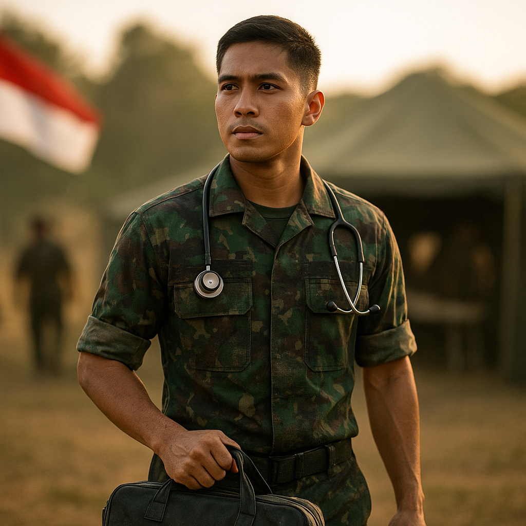 Menjadi Garda Terdepan: Kisah Dokter Muda Lulusan Terbaik yang Pilih Jadi Prajurit TNI