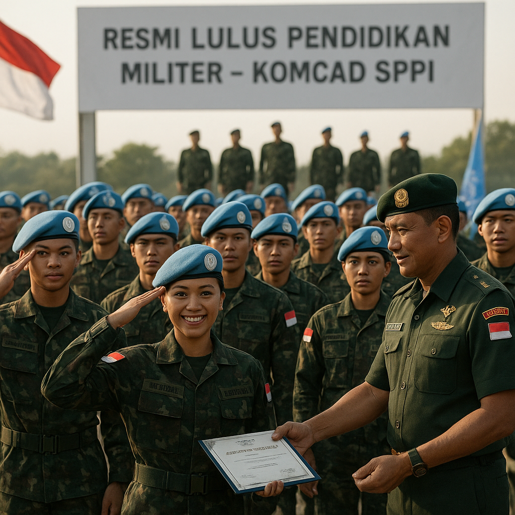 Resmi Lulus Pendidikan Militer, Ini Tugas Penting Komcad SPPI di Masa Depan