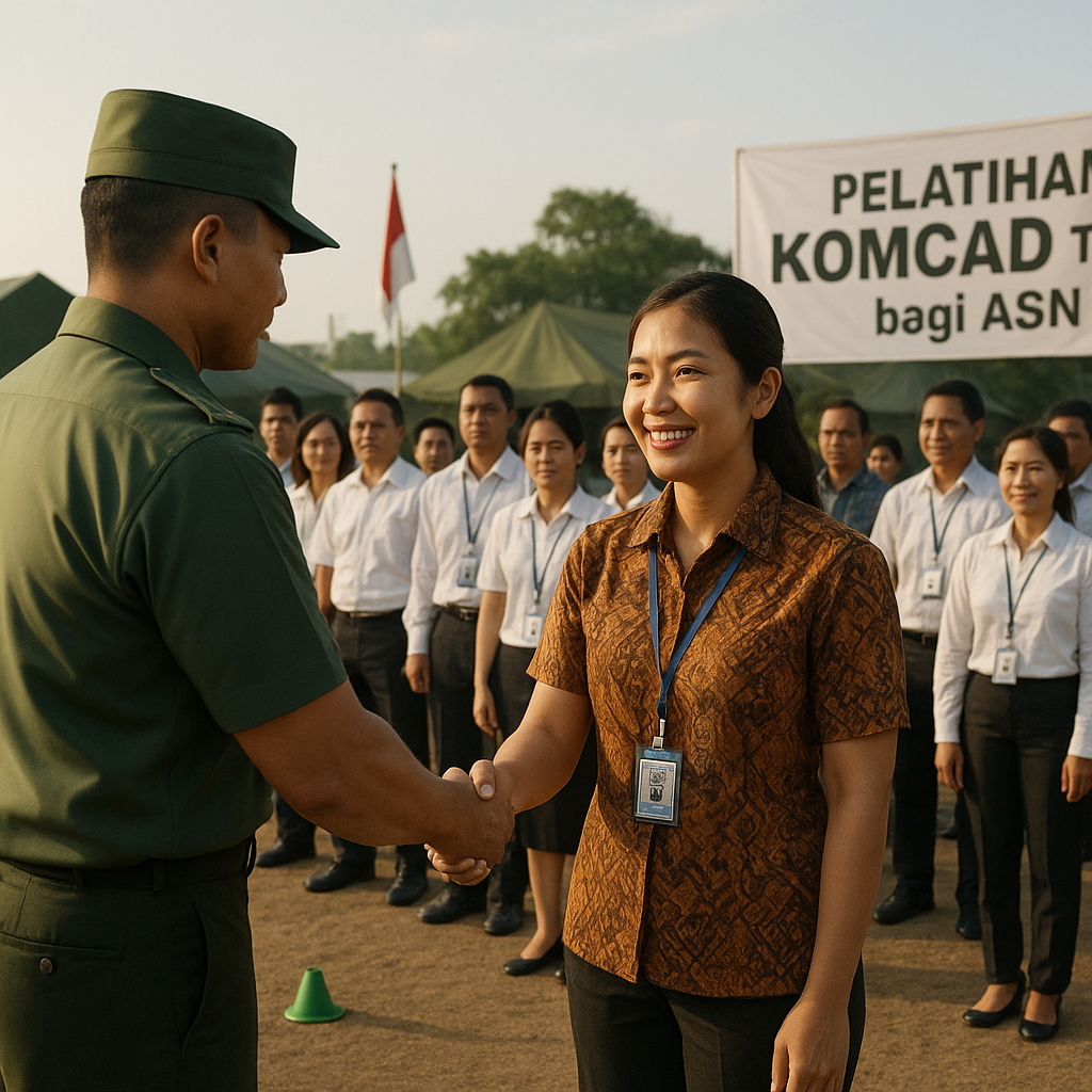 TNI AD Siap Fasilitasi Pelatihan Komcad bagi ASN, 4.000 Pegawai Pemerintah Jadi Tahap Awal