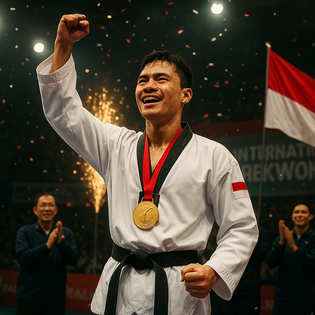 Prestasi Gemilang! Taruna Akmil Raih Medali Emas di Kejuaraan Taekwondo Internasional, Buktikan Pemuda Indonesia Tangguh di Dalam dan Luar