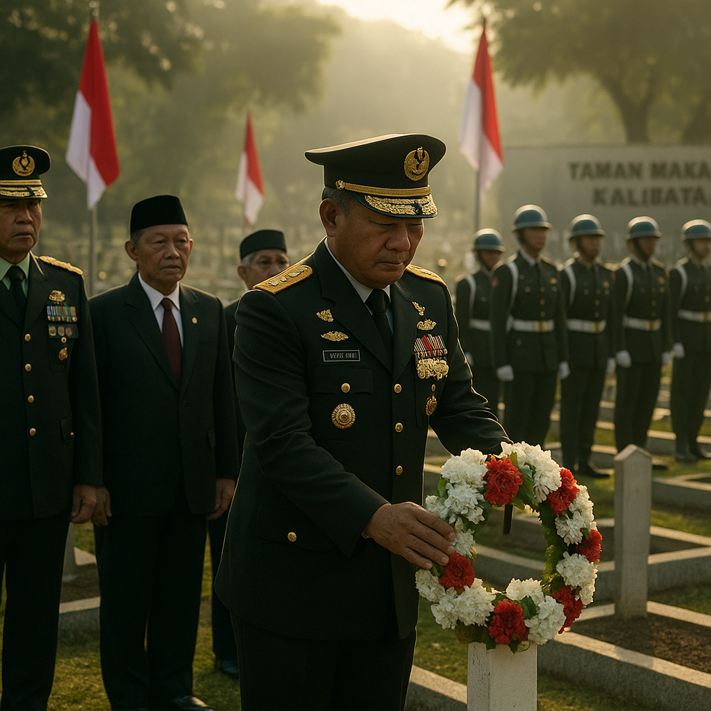 Panglima TNI Pimpin Ziarah ke TMP Kalibata, Hormati Jasa Para Pahlawan