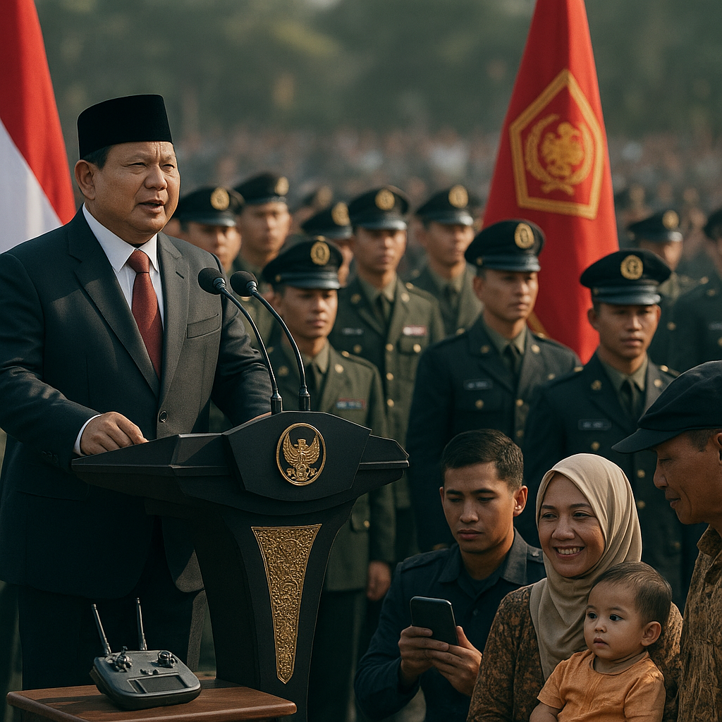 Prabowo Minta Perwira Baru Kuasai Teknologi dan Setia Kepada Rakyat