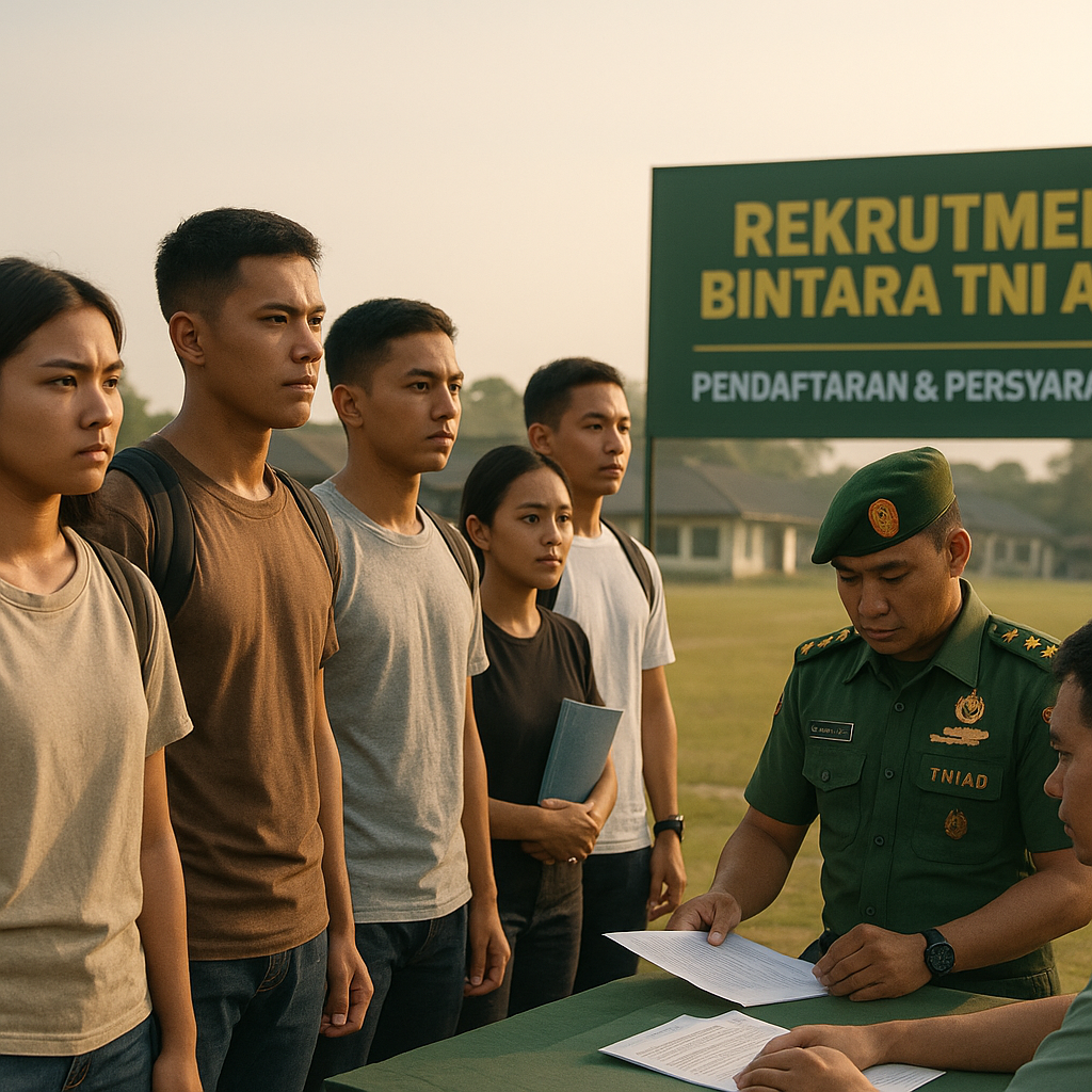 Jadwal dan Persyaratan Lengkap Rekrutmen Bintara TNI AD 2026 Dibuka, Kesempatan Emas Membela Ibu Pertiwi