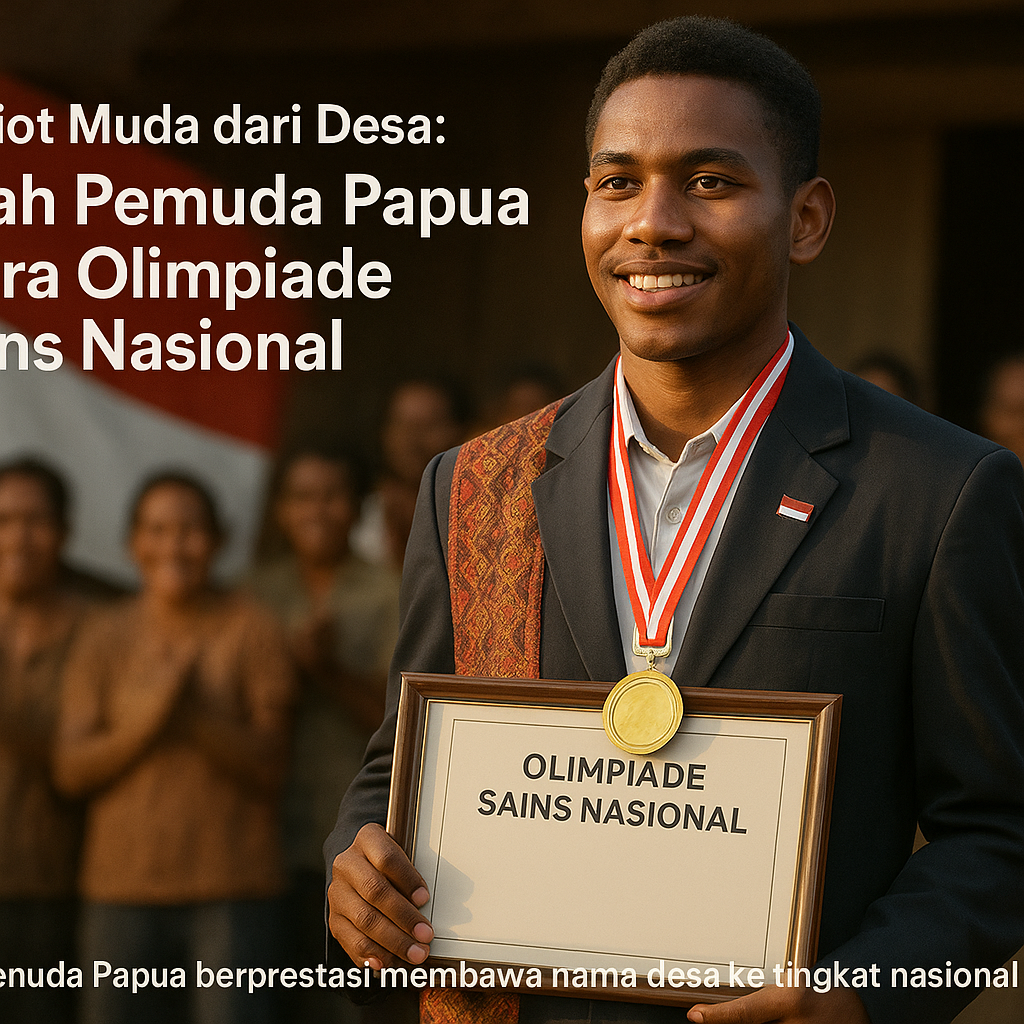 Patriot Muda dari Desa: Kisah Pemuda Papua Juara Olimpiade Sains Nasional