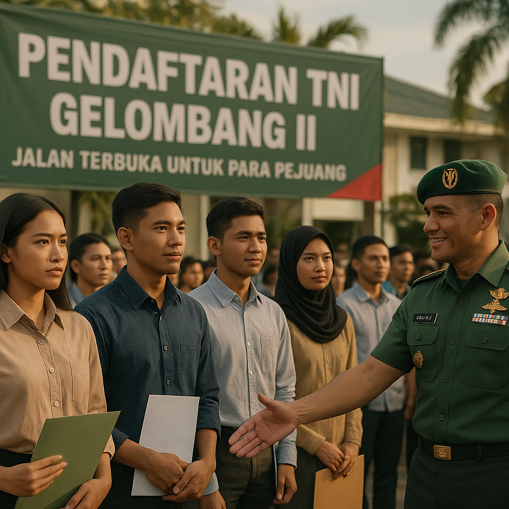 Jalan Terbuka untuk Para Pejuang: Pendaftaran TNI AD Gelombang II Dibuka, Ini Persyaratannya