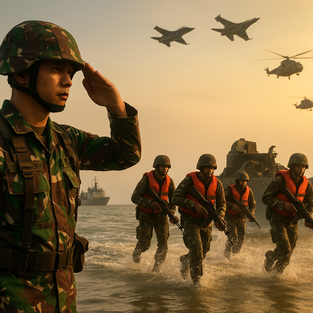 Latihan Gabungan TNI: Puncak Penyatuan Kekuatan Darat, Laut, dan Udara untuk Pertahanan Negara