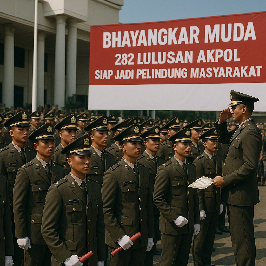Bhayangkara Muda: 282 Lulusan Akpol Siap Jadi Pelindung Masyarakat