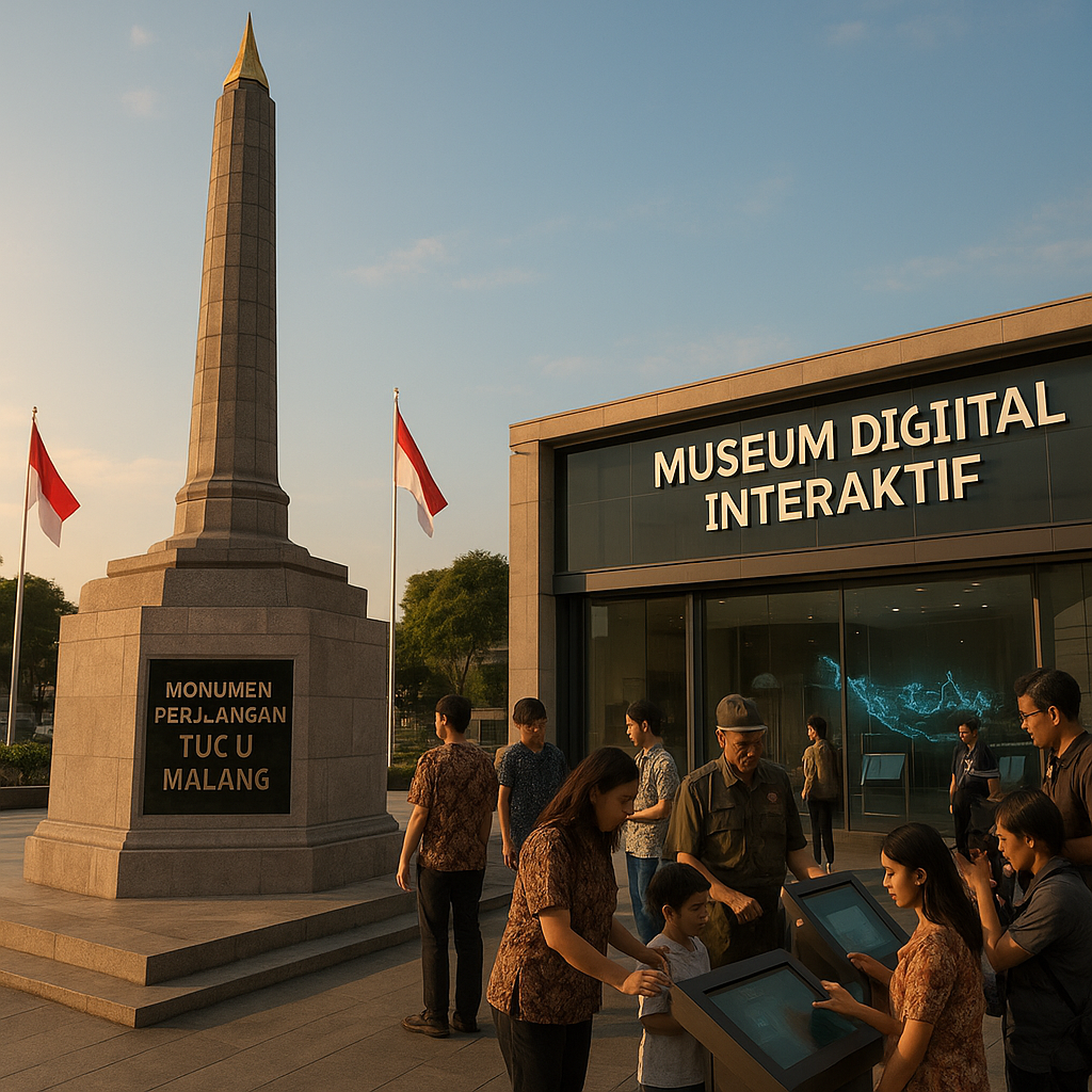 Renovasi Monumen Perjuangan di Malang Selesai, Dilengkapi Museum Digital Interaktif