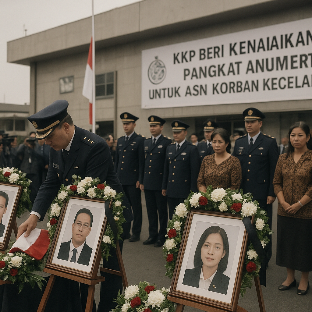 KKP Beri Kenaikan Pangkat Anumerta untuk ASN Korban Kecelakaan ATR: Penghormatan Patriot Bangsa