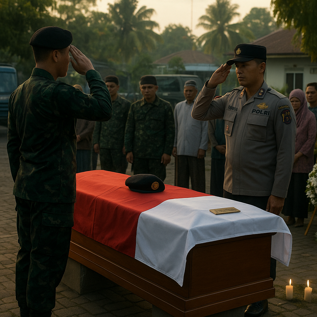 Prajurit POM TNI AD Gugur Ditembak Saat Bantu Polisi Adang Bandar Narkoba di Bireuen