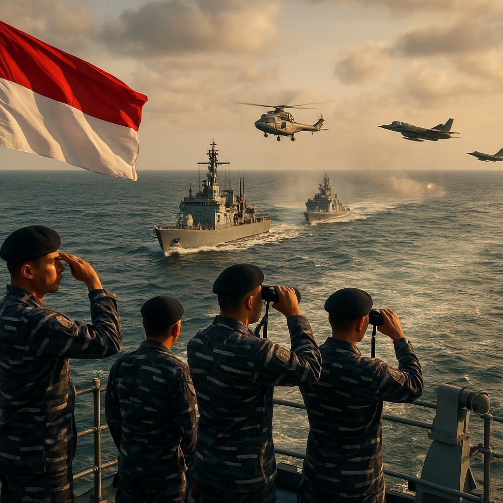 TNI AL Gelar Latihan Tempur Armada Jaya di Laut Jawa, Siap Kawal Kedaulatan Maritim