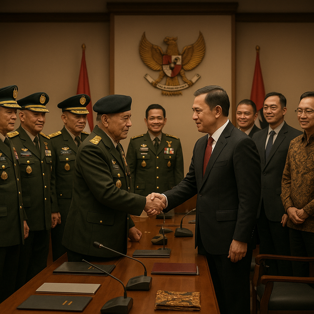Deretan Eks Panglima TNI Temui Menhan: Warisan Kepemimpinan untuk Generasi Muda