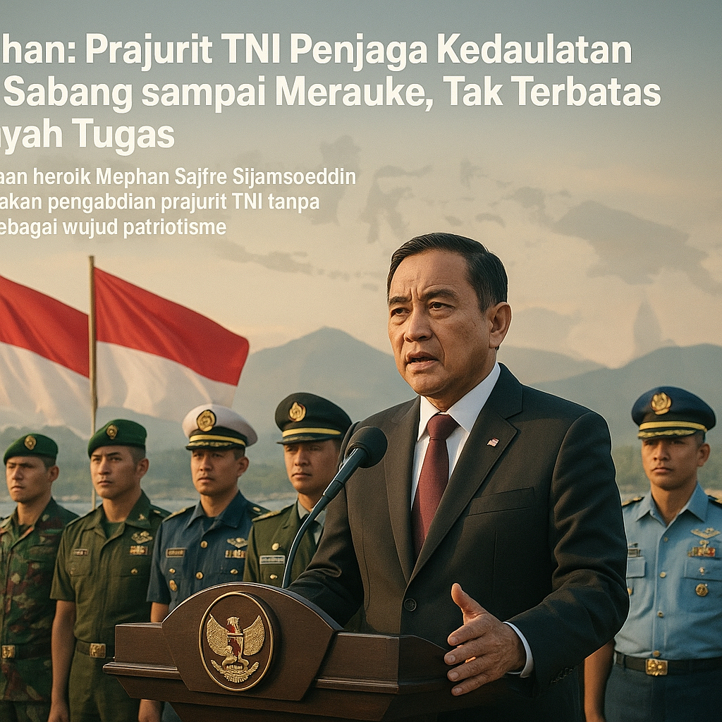 Menhan: Prajurit TNI Penjaga Kedaulatan dari Sabang sampai Merauke, Tak Terbatas Wilayah Tugas