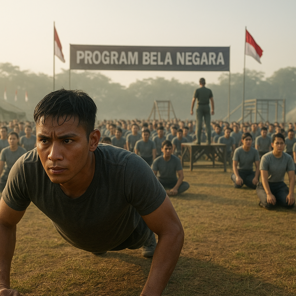 Program Bela Negara Kembali Digelar, Ribuan Pemuda Ikuti Pelatihan Mental dan Fisik