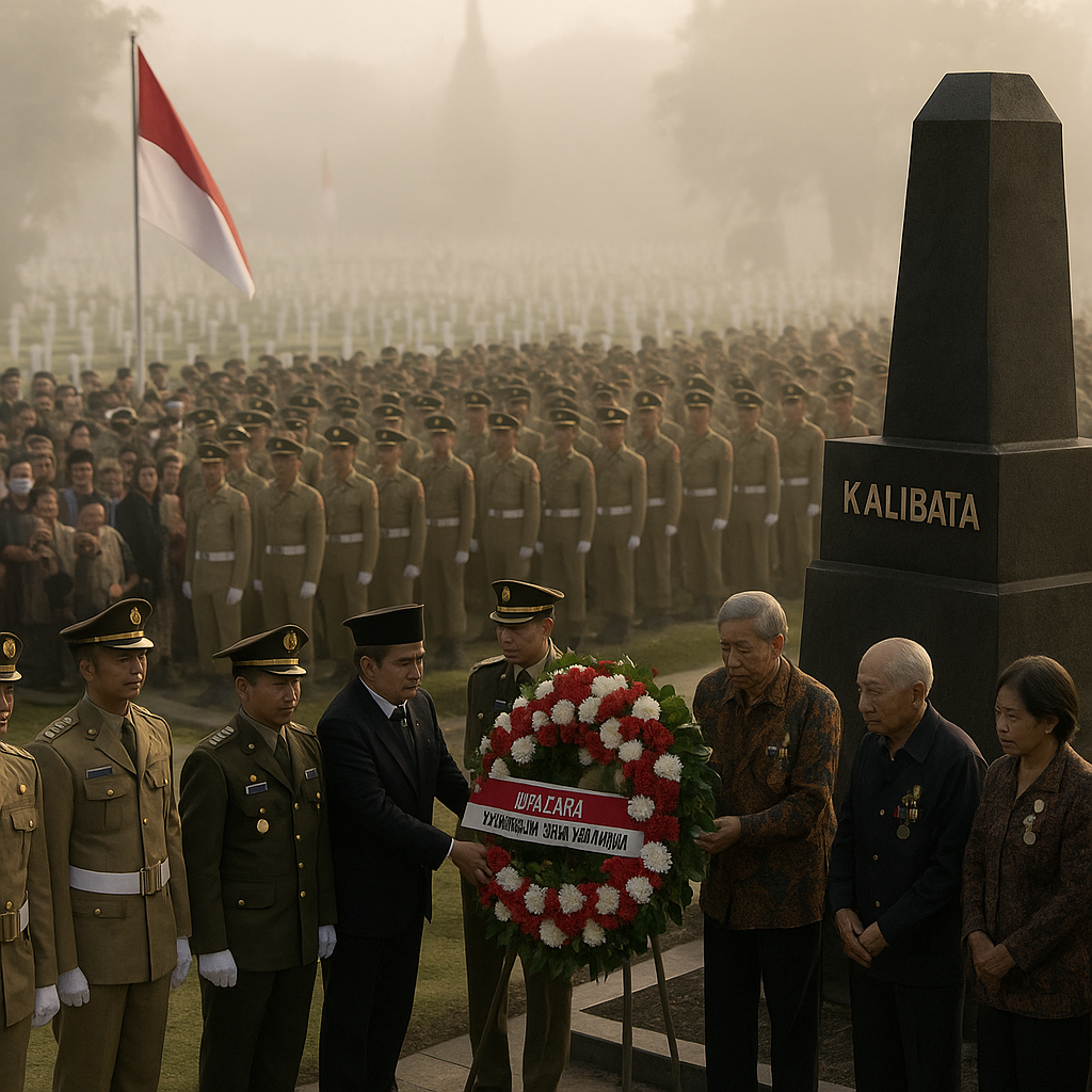 Upacara Peringatan Hari Pahlawan di Makam Pahlawan Kalibata, Ribuan Prajurit dan Masyarakat Sampaikan Penghormatan