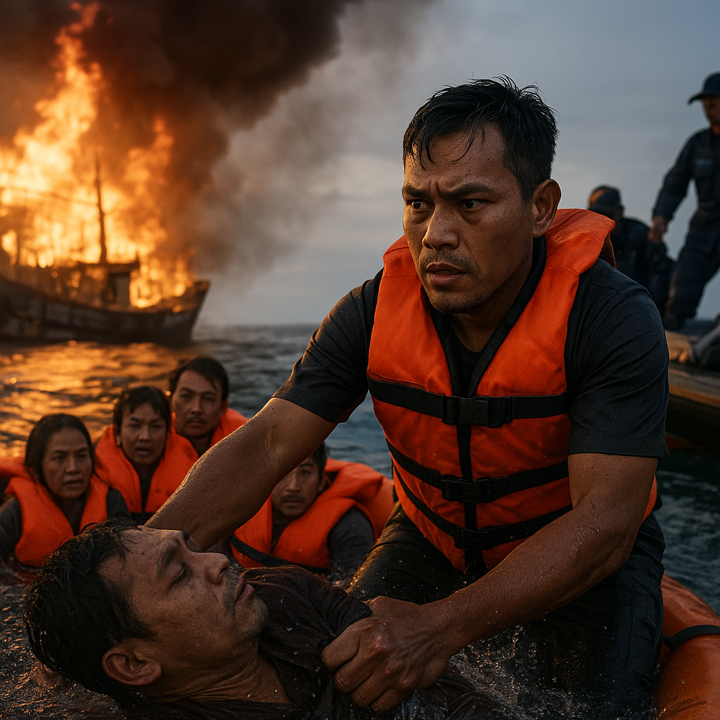 Kisah Heroik di Laut Lepas: Muhammad Saleh Selamatkan Sesama Saat Kapal Terbakar