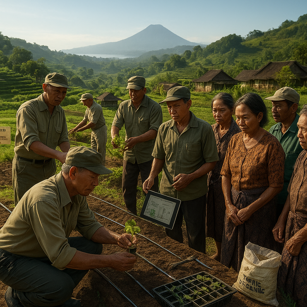 Para Veteran Sukseskan Program Ketahanan Pangan di Desa Terpencil
