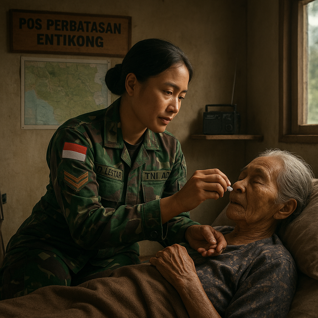 Kisah Haru Sersan Dua Dewi: Bertugas di Perbatasan Sambil Merawat Ibu yang Sakit
