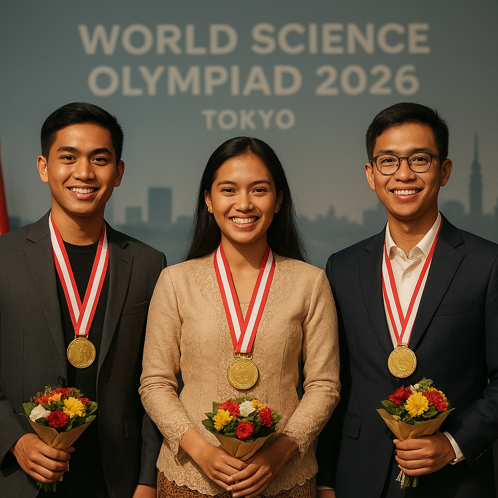 Pemuda Indonesia Raih Medali Emas Olimpiade Sains Dunia 2026