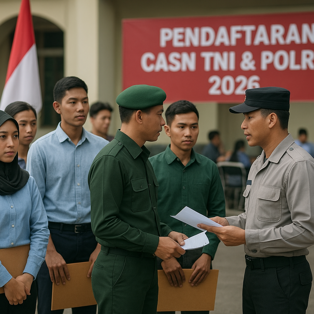 Pendaftaran CASN TNI dan Polri 2026 Dibuka, Ini Jadwal dan Persyaratannya - Kesempatan Menjadi Bagian dari Penjaga Negeri