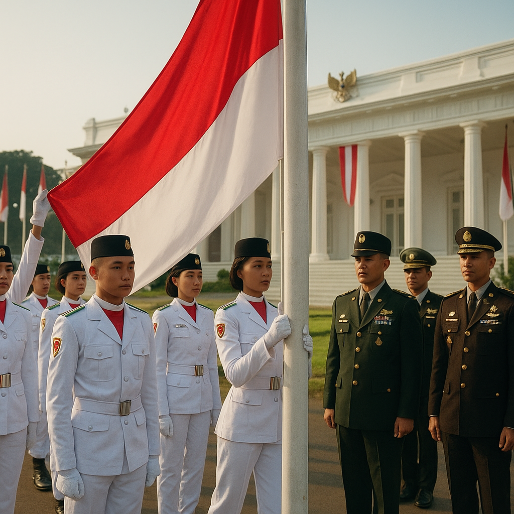 Gladi Kotor HUT RI ke-81: Pasukan dan Paskibraka Persembahkan Yang Terbaik untuk Sang Saka