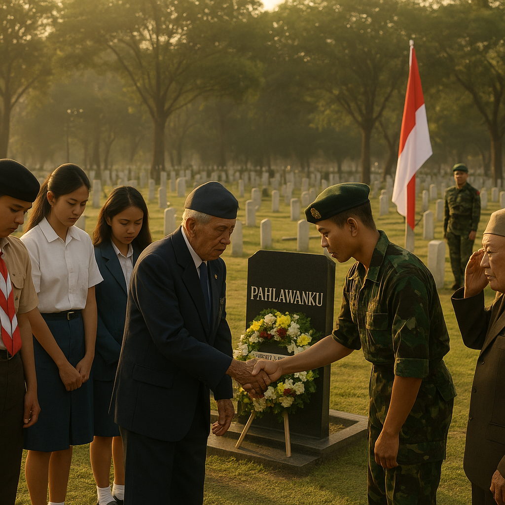 Upacara Ziarah ke Taman Makam Pahlawan, Menghidupkan Kembali Nilai Kepahlawanan bagi Generasi Muda